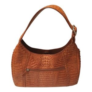 Nina Raye Genuine Crocodile Skin Leather Hobo Bag‎ Shoulder Bag